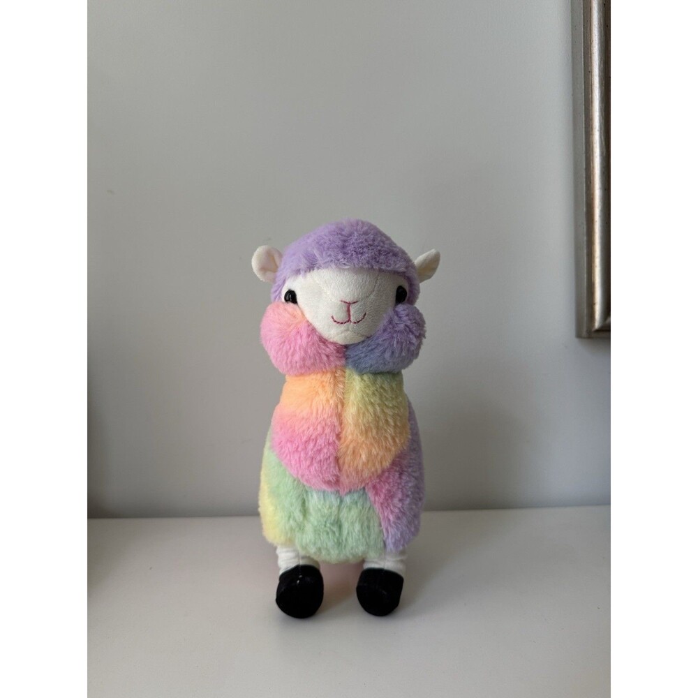 Peek-A-Boo Toys Llama Alpaca Rainbow Stuffed Animal Plush 12” - excellent cond. - Picture 2 of 5